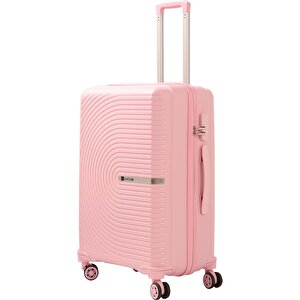 Polipropilen Valiz V374 65 Cm Pudra