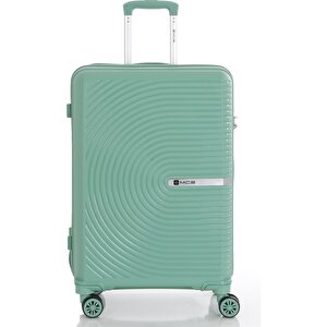Polipropilen Valiz V374 65 Cm Su Yeşili