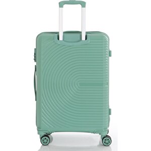 Polipropilen Valiz V374 65 Cm Su Yeşili