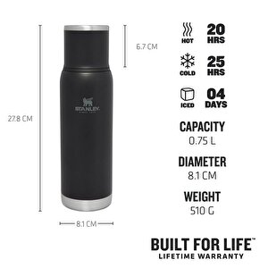 The Adventure To-go Bottle .75l / 25oz Black