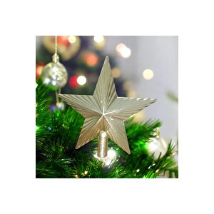 Vip Deluxe Gold Yilbaşi Çam Ağaci Tepe Yildizi Gold Noel Ağaci Tepe Yildizi Gold Altin 20 Cm Yildiz