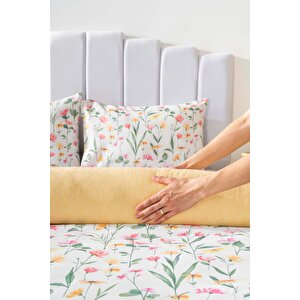 Botanical Tek Kişilik Nevresim Takımı Pamuklu