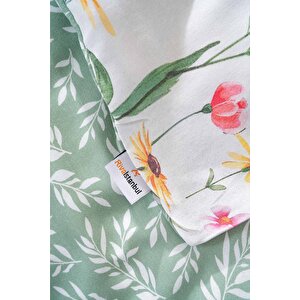 Botanical Tek Kişilik Nevresim Takımı Pamuklu