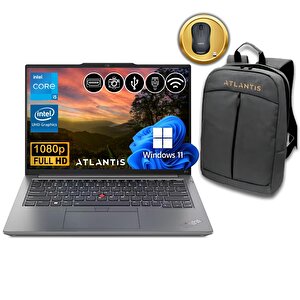 Thinkpad E14 I5-1335u  8gb 256gb M.2 Ssd 21jk0003tx Atl36  14" W11pro Notebook Çanta & Mouse