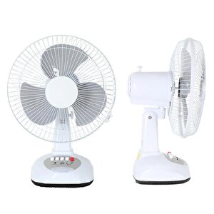 Pm-22009 3 Kademeli̇ Fan Vanti̇latör Ampul - Ledli̇ - Solarli Powerbank