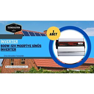 Teknovasyon Arge Güneş Enerjisi Aydınlatma - Tv Paketi  600w İnverter 170w Güneş Paneli 65ah Jel Akü
