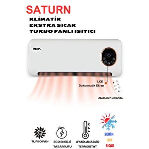 Inova Saturn 2000 W Uzaktan Kumandalı Duvar Tipi Isıtıcı