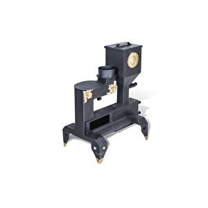 Etinova Pelet Soba M001 Mini Pelet Sobası (desenli Model)