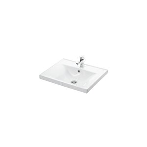 55 Cm Antrasit Gri Mat-atlantik Çam Mdf Seramik Lavabolu Asma Banyo Alt Dolabı 55 cm