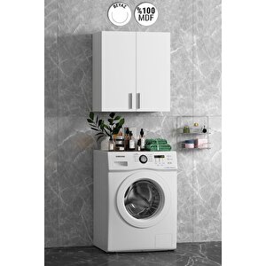 Çamaşır Makinesi Üst Dolabı Komple Mdf 70*60cm