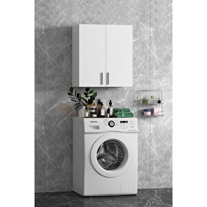 Çamaşır Makinesi Üst Dolabı Komple Mdf 70*60cm