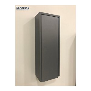 70*25 Cm Çok Amaçlı Dolap Komple Antrasit Gri Mat