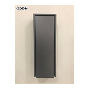 70*25 Cm Çok Amaçlı Dolap Komple Antrasit Gri Mat