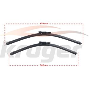 Arac Bazlı Sılecek Setı 650-580mm Mercedes Serısı A -169 / Serısı B -245 / Vaneo -414 A1698200245