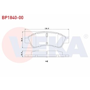 Fren Balata On Partner 96-08/301 1.6 Hdi 12-/307 1.4 Hdi 00-07/206 00-/207 05-/208 12-/2008 I 13- /berlingo 1.6 Hdi 96-08/c-elysee 1.6 Hdi 12-/c4 1.6 Hdi 04-09/c3 Ii 1.4 Hdi 09-16/corsa F 1.2 1.5 19-