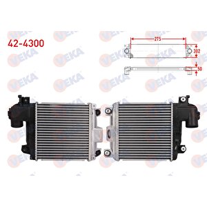 Turbo Radyatoru (intercooler) Toyota Hilux Vii Pick-up (_n1_, _n2_, _n3_ ) 2.5 D 4wd 2005-