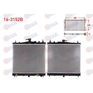 Su Radyatoru Brazing Nissan Note (e11) 1.6 2006-2013 / Tiida (c11) 1.6 2007-2012 / Micra (k12) 1.2 - 1.4 2003-2010