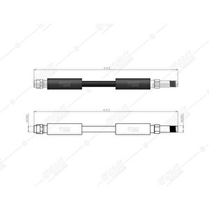 Fren Hortumu Arka Merc. A Serıe  w176-x156-c117-w246-w242 2012/-a2464200148