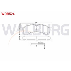 Fren Balata Arka Iveco Daily Iv 2.3i 2006-2011