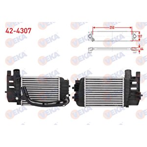 Turbo Radyatoru (intercooler) Toyota Yaris (p9) 1.4 D-4d 2006-2010