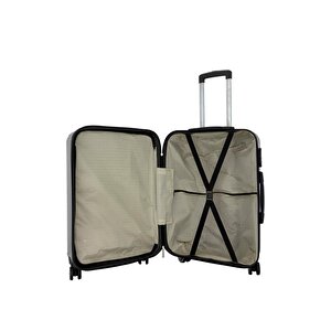 Büyük Boy Valiz 4x2 Teker Gri 1451