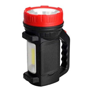 Pt-7680 Güçlü Led El Feneri - Max 500 Lumen - Pilli Kullanım
