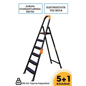 Karen Doruk Siyah Özel Tasarım Merdiven  5+1