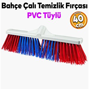 Fırça Plastik Tüylü Bahçe Çalı Fırçası Temizlik Alan Fırçası 40 Cm
