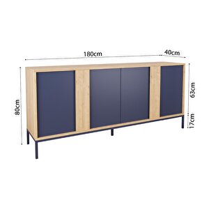 Bimossa H3610 Konsol Deep 180 Cm