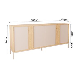 Bimossa H3620 Konsol Kumtaşı 180 Cm