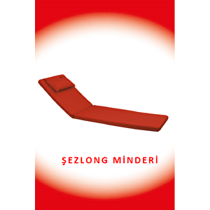 Şezlong Minderi Kırmızı