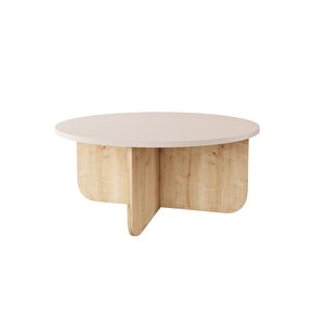 Beca O4140 Orta Sehpa 80 Cm Kumtaşı Üst - Safir