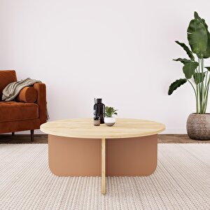 Beca O4110 Orta Sehpa 80 Cm Safir Üst - Tarçın