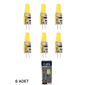 3w Led Kapsül Ampul / Geniş Açı / Ac-dc  - Beyaz Işık - 6 Adet