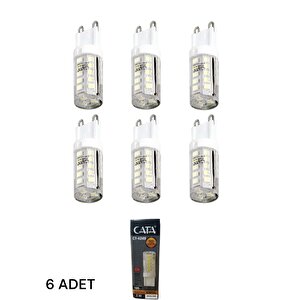 3w Led Kapsül Ampul / Geniş Açı - Beyaz Işık - 6 Adet