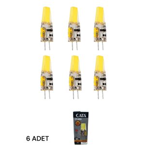 3w Led Kapsül Ampül / Geniş Açı / Ac-dc - Günışığı - 6 Adet