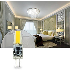 3w Led Kapsül Ampül / Geniş Açı / Ac-dc - Günışığı - 6 Adet