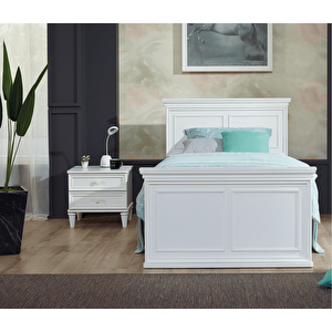 Takım Urlu 12058 Dream İnovasyon Model Beyaz Renk Karyola,komodin,gardrop,çalışma Masa
