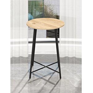 Mutfak Oval 2 Kişilik Bar Yemek Masası Çam 1515