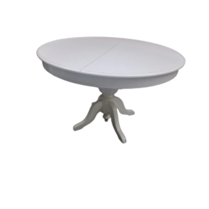 Masa Baba 11099 Klasik Model Ihlamur Ayak Açılır Mdf Tabla Krem Lake El Yapım