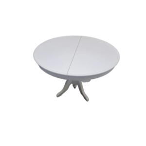 Masa Baba 11099 Klasik Model Ihlamur Ayak Açılır Mdf Tabla Krem Lake El Yapım