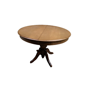 Masa Baba 19329 St Klasik Model Kayın Mdf Tabla Ihlamur Ayak Ceviz Boya Açılı