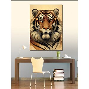 Kanvas Tablo Asil Kaplan 70x100 cm