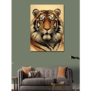 Kanvas Tablo Asil Kaplan 70x100 cm