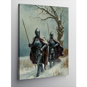 Kanvas Tablo Şövalyeler 100x140 cm