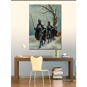 Kanvas Tablo Şövalyeler 100x140 cm