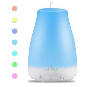 Npo Yogaroma Renkli Gece Lambası Aromaterapi Ve Ultrasonik Hava Nemlendirici Buhar Makinesi