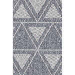 Natura Premium Kalite Kaymaz Tabanlı Doğal Yıkanabilir Kilim Oturma Odası Balkon Bahçe Mutfak Kilim Bk-103 Gri 120x180 Cm