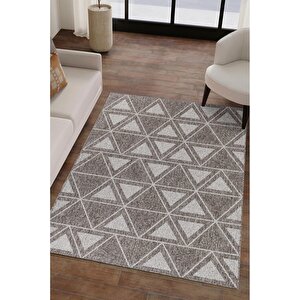 Natura Premium Kalite Kaymaz Tabanlı Doğal Yıkanabilir Kilim Oturma Odası Balkon Bahçe Mutfak Kilim Bk-103 Bej 80x300 Cm