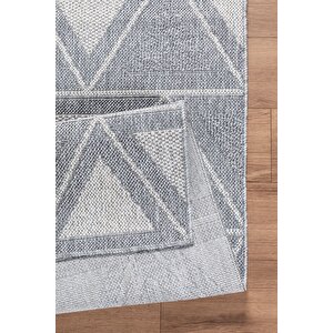 Natura Premium Kalite Kaymaz Tabanlı Doğal Yıkanabilir Kilim Oturma Odası Balkon Bahçe Mutfak Kilim Bk-103 Gri 100x200 Cm 100x200 cm